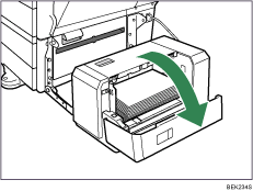 Paper feed unit illustration