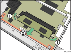 Ilustración de la placa del controlador