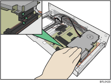 Ilustración de la placa del controlador