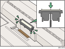Ilustración de la almohadilla de fricción