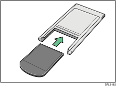 Ilustración del adaptador de tarjeta