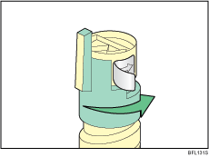 Illustration de la cartouche de toner