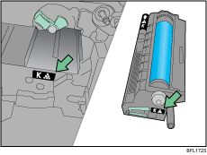Illustration de l'unit&eacute; photoconductrice