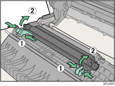 Illustration du rouleau de transfert