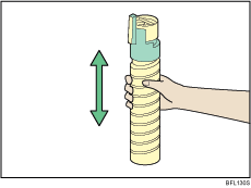 Illustrazione contenitore toner