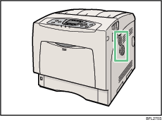 Illustrazione della stampante