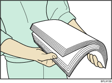 Illustrazione di come smazzare la carta