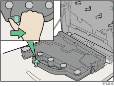 Imagem da embalagem de toner usado