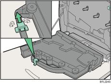 Imagem da embalagem de toner usado