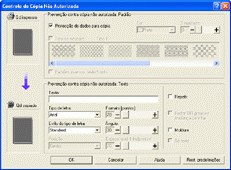 Ilustração do ecrã do driver