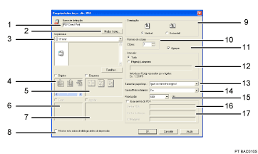 Ilustra&ccedil;&atilde;o com numera&ccedil;&atilde;o do ecr&atilde; da aplica&ccedil;&atilde;o