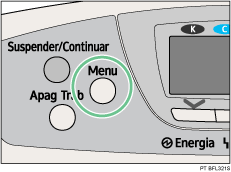 Ilustra&ccedil;&atilde;o do painel de controlo