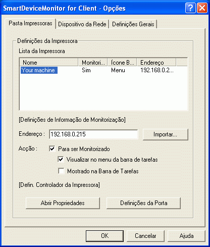 Ilustra&ccedil;&atilde;o do ecr&atilde; de aplica&ccedil;&atilde;o