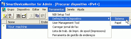 Ilustra&ccedil;&atilde;o do ecr&atilde; de aplica&ccedil;&atilde;o