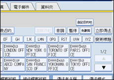 操作面板畫面圖例