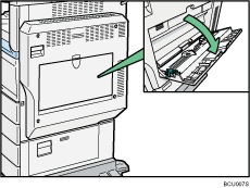 Bypass tray illustration