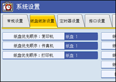 操作面板屏幕图例