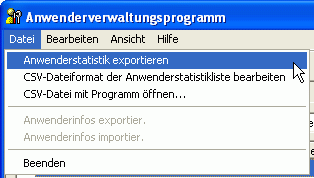 Abbildung Anwendungsbildschirm