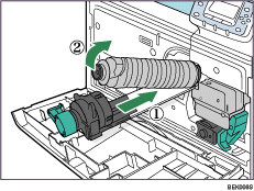 Illustration du toner