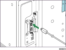 Illustration du câble USB