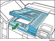 Illustration de l'unité de transport papier