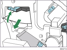 Illustrazione del finisher a 2 vassoi