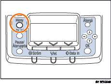 Illustration över menytangent