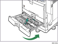 Afbeelding van de papierinvoereenheid