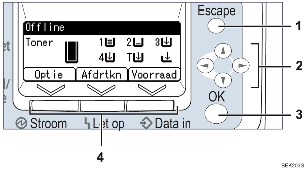 Display, afbeelding met referentiecijfers