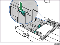 Illustrasjon av papirmagasin