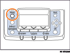 Illustrasjon av menytastene