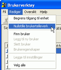 Illustrasjon av programskjerm