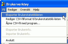 Illustrasjon av programskjerm