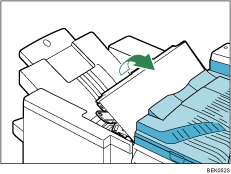 Illustration af efterbehandler til 1000 ark