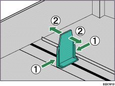 Illustration af papirkassette