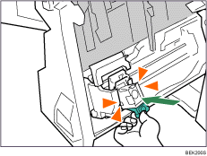 Illustration af hæftepatron