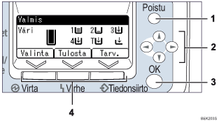 Näytön numeroitu havaintokuva