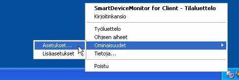 Sovelluksen näytön kuvaus