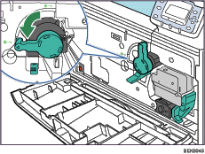 Ilustração do interior