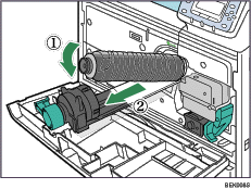 Ilustração do toner