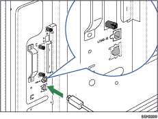 Ilustração do cabo USB