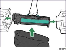 Ilustração da unidade de revelação
