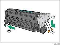 Ilustração da unidade de revelação