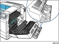 Ilustração do interior