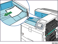 Ilustração da vista frontal exterior