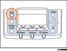 A Menü gomb bemutatása