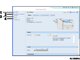 Webböngésző képernyőjének bemutatása