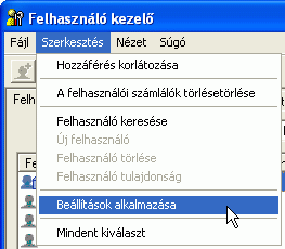 Alkalmazás képernyőjének bemutatása