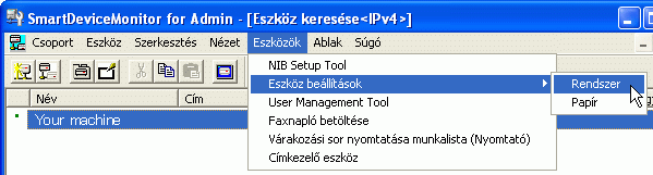 Alkalmazás képernyőjének bemutatása