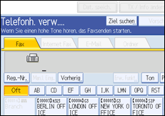 Abbildung des Bedienfelds